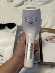 99% New Innza Hand Held Pink and White Hair Removal Model D-1176