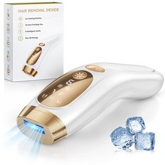 Laser Hair Removal with Ice Cooling Care Function for Women Men Permanent