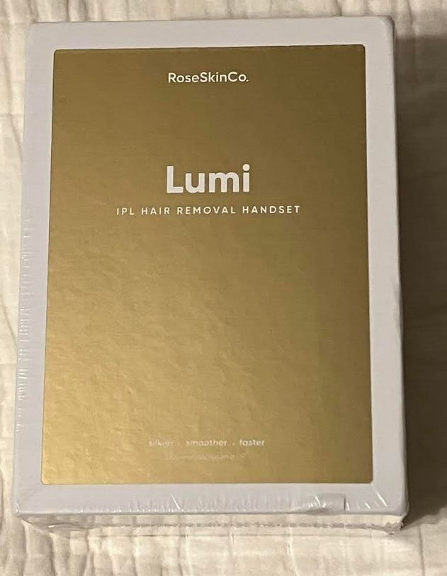LUMI IPL Hair Removal Handset – RoseSkinCo. -White Gold – GENUINE New Sealed