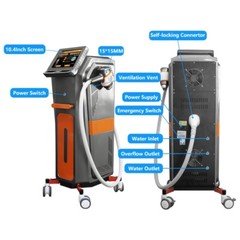 1064/755/810nm Painless Diode Laser Hair Removal Machine Body Skin Rejuvenation