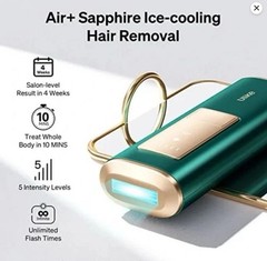 ULIKE Diamond Air IPL Hair Removal Device Emerald Green New Sealed Box Unisex