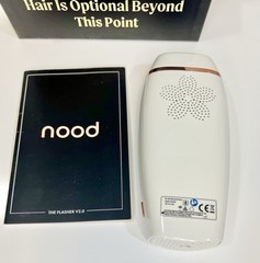 Nood Flasher 2.0 IPL Laser Hair Permanent Removal Device w/ Charger & Manual