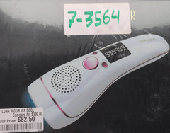 LUNA’MOUR ICE Cool IPL Hair Removal Device 999999 Flashes Digital Display