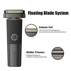 Audoc Replacement Head For Andis Foil Shaver Model 17300 Resurge Electric