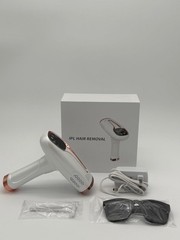 IPL Hair Removal Device LCD Display Adjustable Speeds Auto Mode Sunglasses