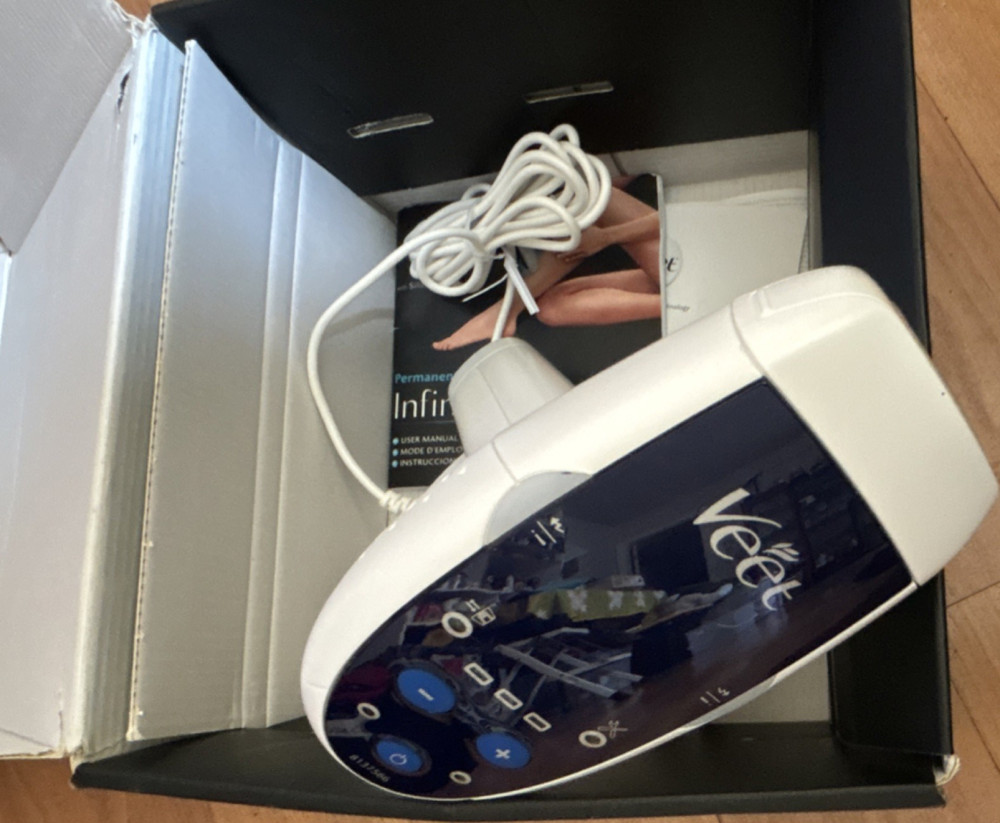 Veet Infini’Silk Pro IPL Hair Removal Device Corded Electric for Legs Arms Body