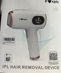 NEW/OPEN BOX Foxpic IPL Hair Removal Device Portable for Hair Removal/Acne