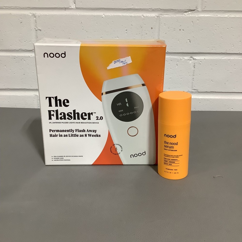 NIB Nood The Flasher 2.0 IPL Laser Hair Removal Handset Factory SEALED