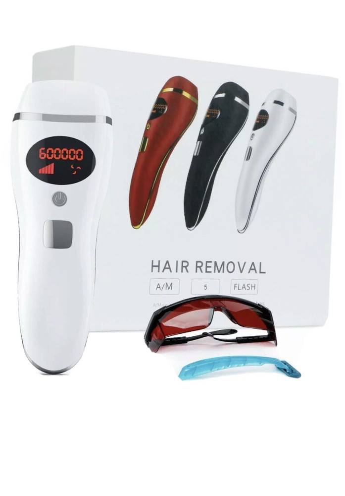 SMALLRT D19 IPL Permanent Hair Remover 600000 Flash Treatment 5 Speed Adjustment