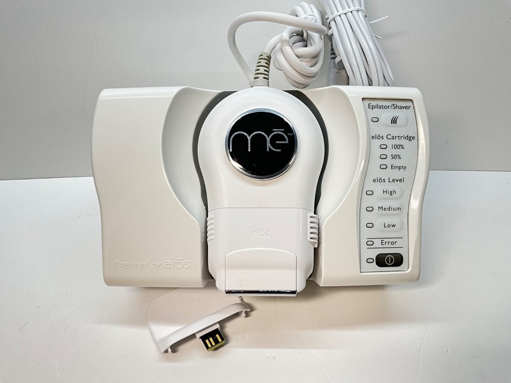 Iluminage Beauty ME Smooth Epilator/Shaver HU-FG00501 w/FULL elos Cartridge