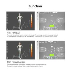 Hot 808 755 1064 Permanent Hair Remover Equipment Painless Body Epilator Device