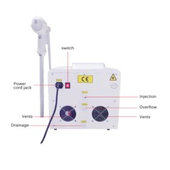Diode Laser Hair Removal Machine 755 808 1064nm Cooling Head Painless Epilator