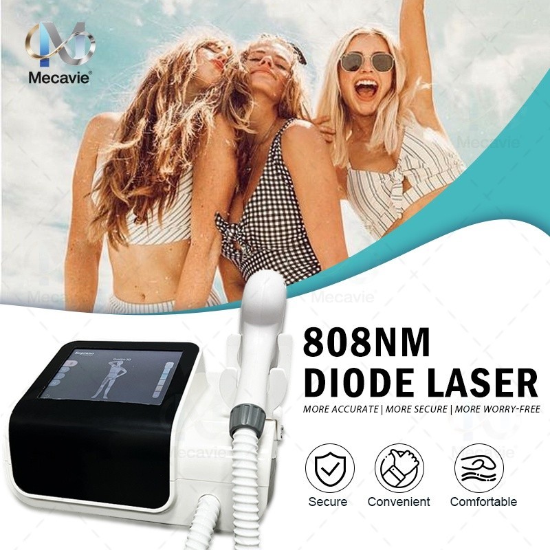 Portable Ice Cooling Diode Laser Painless Whole Body Hair Removal Beauty Device