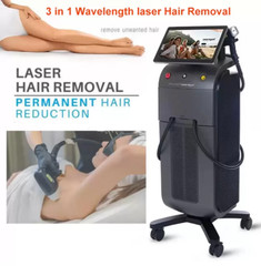 1064 755 808nm Diode Laser Hair Removal Machine Permanent Skin Rejuvenation