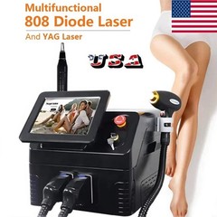 2IN1 808nm Diode Laser Hair Removal Pico NG YAG Laser Tattoo Beauty Machine
