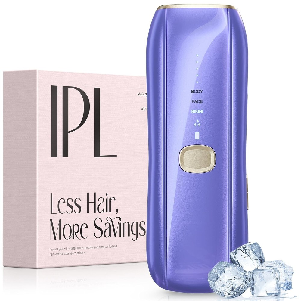 Ziska Laser Hair Removal Painless IPL Hair Removal with Ice-Cooling system NEW