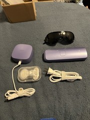 Ulike Air 4 IPL Hair Removal Device Purple w/ Sunglasses & Accessories