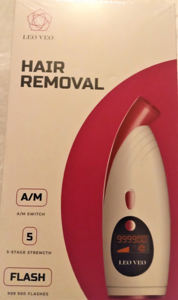 LEO VEO HAIR REMOVAL 4 MEN & WOMEN LCD DISPLAY IPL-D26 NEW with 5 STAGE STRENGTH