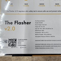 Nood The Flasher 2.0 IPL Hair Removal Device Nood New Sealed