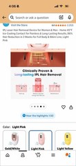 IPL Laser Hair Removal Device for Women & Men – Home 45°F Ice-Cooling Contact