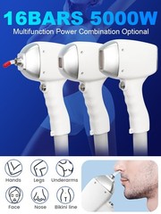 2 In 1 808nm Diode Laser Hair Removal & Pico Laser Tattoo removal Machine 16bar
