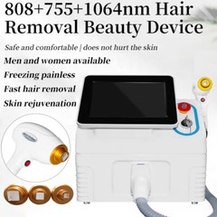 Hair Removal 808nm Painless Diode Laser Skin Whitening Rejuvenation Machine