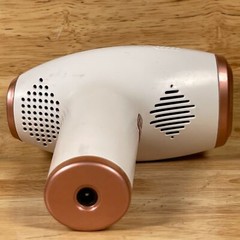 AMZgirl Women’s White & Rose Gold Handheld Laser Permanent Hair Removal Device