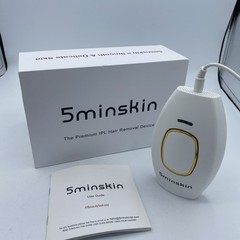 5minskin SkinGlow IPL Hair Removal Device Complete Set No Glasses Tested