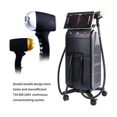 2IN1 755nm 808nm 1064nm Diode Laser Hair Removal Pico Tattoo IPL NG YAG Machine
