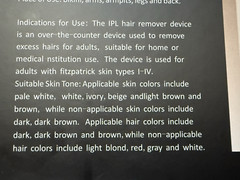 IPL Hair Removal Body epilator Painless Device
