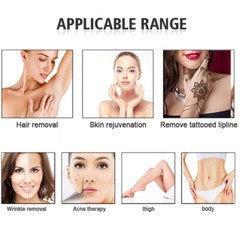 2 IN 1 Diode Laser Soprano Hair Removal Picosecond Laser Tattoo Removal Machine