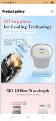 LumiAes T021K IPL Hair Removal Device 3-in-1 Ice Cooling Silver for Face BodyNEW