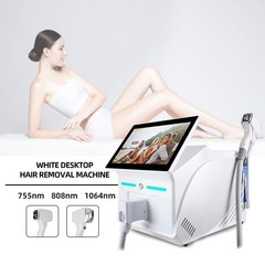 3000W 808nm Diode Laser Hair Removal Machine Face Cooling Painless Underarm