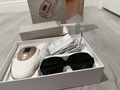 IPL Hair Removal Device LCD Display Ice Cooling Corded Electric w/ Sunglasses