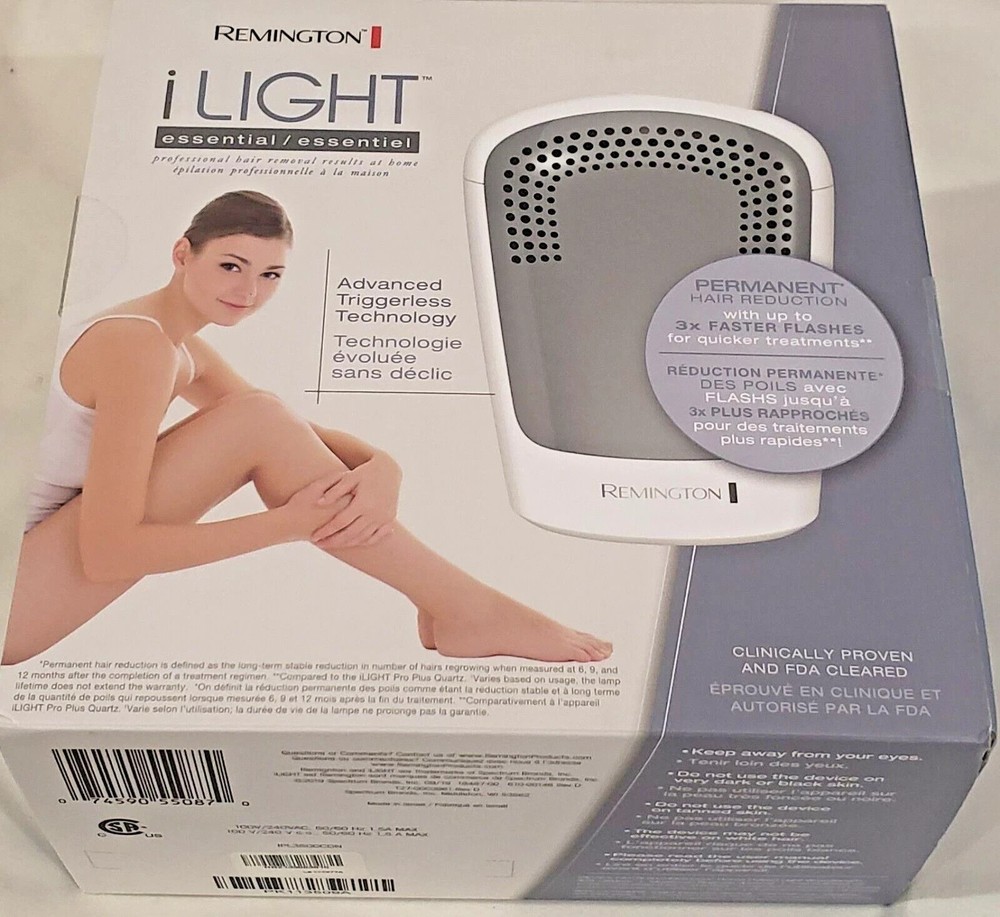 $239 MSRP- Brand New Remington iLIGHT Essential IPL / HPL Hair Removal System