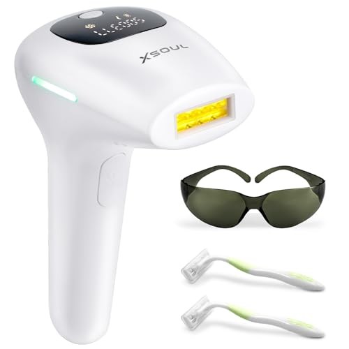 XSOUL At-Home IPL Hair Removal 999,999 Flashes Painless Hair Remover – White
