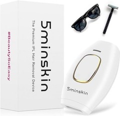 5minskin At Home IPL Hair Removal Device Permanent Hair – White