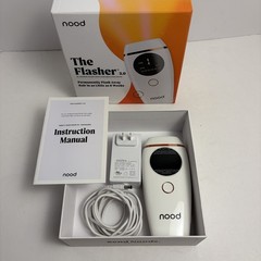 USED Nood The Flasher 2.0 IPL Hair Removal Device KCA423 Complete Tested Working
