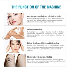 3 in 1 Elight IPL OPT RF ND Yag Laser TATTOO REMOVAL Hair Removal Machine