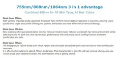 2 In 1 808nm Diode Laser Hair Removal & Nd Yag Pico Laser Tattoo removal Machine