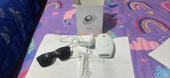 IPL Hair Removal Device White Gold with Sunglasses Corded Electric