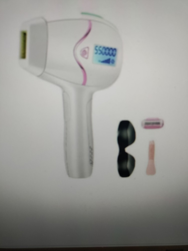 Edousin Unisex Laser Hair Removal Device + Shaver + IPL Glasses 550000 Flash New