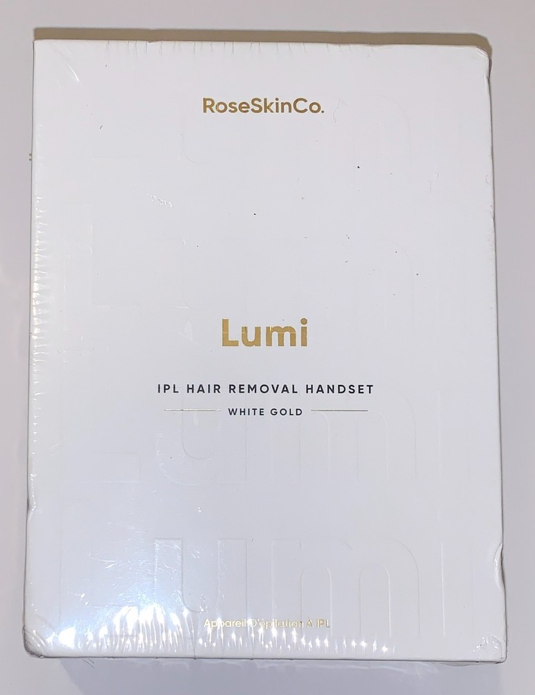 White Gold IPL Hair Removal Handset by Lumi RoseSkinCo. NEW