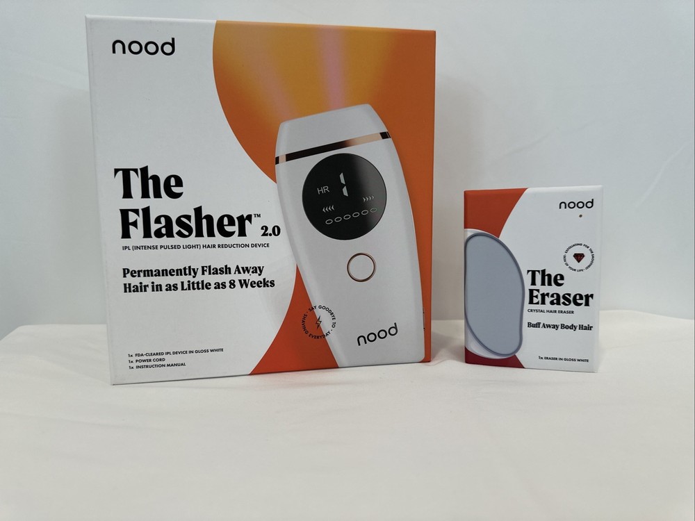 The Nood Flasher 2.0 IPL Laser Hair Reduction Device For Permanent Hair Removal