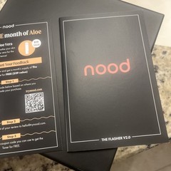Nood The Flasher V2.0 Laser Hair Removal Handset Open Box Tested