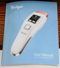 Yachyee Painless IPL Hair Remover Device With Ice Cooling Function Open Box