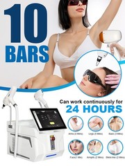2 In 1 808nm Diode Laser Hair Removal & Pico Laser Tattoo removal Machine 10bar