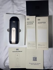 INIA D-1198 Hair Removal Device Raw Cotton with Goggles & Adapter