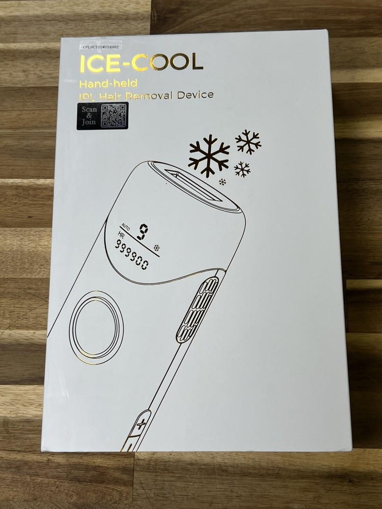 Laser Hair Removal with 5℃ Ice Cooling, Painless IPL Laser Hair Removal 3 in 1