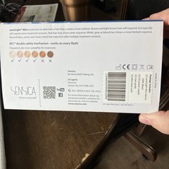 Sensica Sensilight Mini Hair Removal For Women/Men NOB Permanent Loss